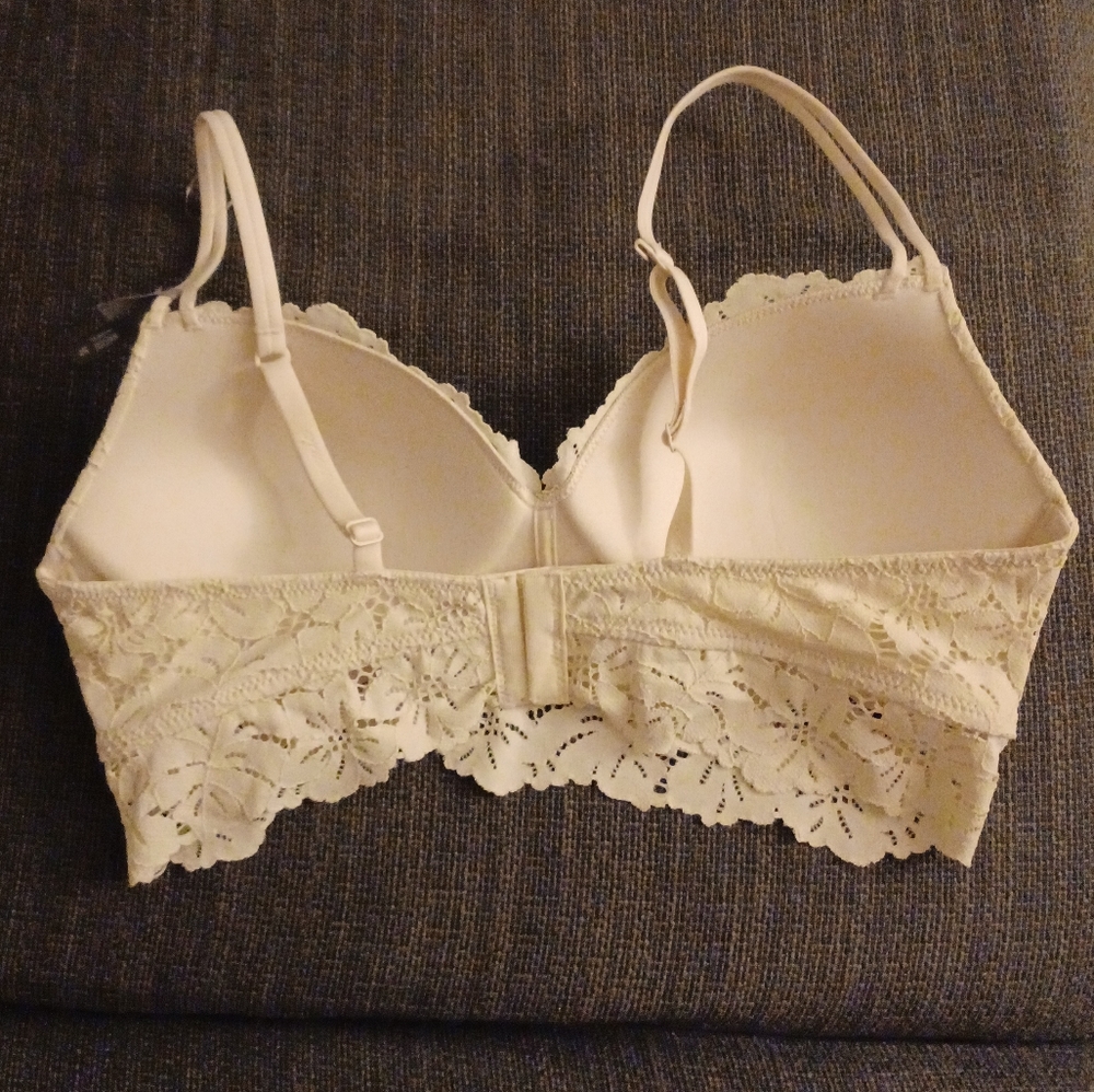 Sold; 🆕️ NWT Aerie Real Happy Wireless Lace Lightly Lined Bra - 36B - Picture 2 of 7